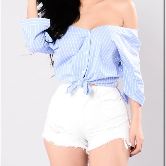 Off the Shoulder Came Close Top-Fashion Nova - Picture 3 of 7